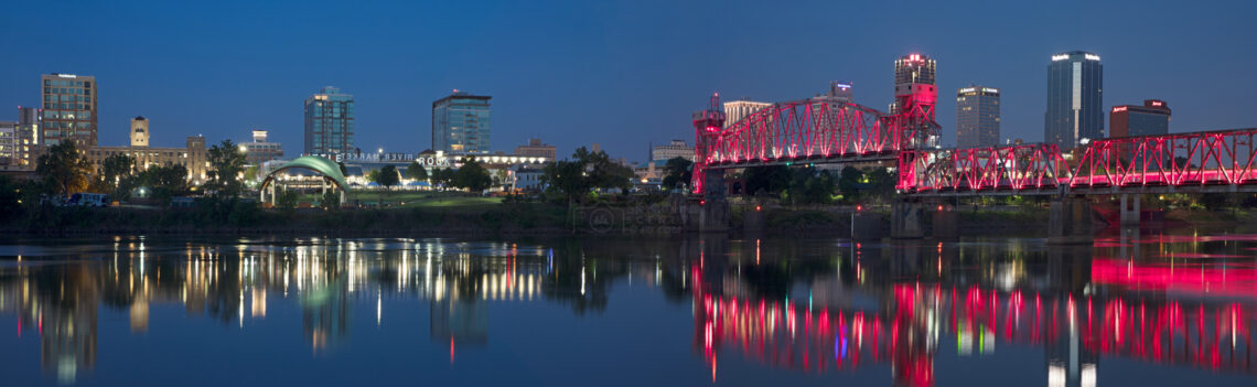 Little Rock Skyline Panorama